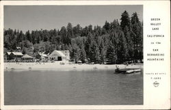 Lake View in the San Bernardino Mountains Postcard