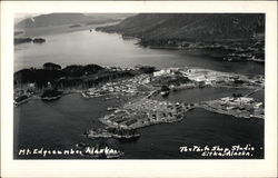 Aerial View of Mt. Edgecumbe Sitka, AK Postcard Postcard