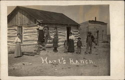 Hart's Ranch - Frontier Home Postcard