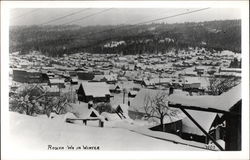 Roslyn in Winter Washington Postcard Postcard