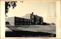 High School and Junior High Gillett, WI Postcard Postcard