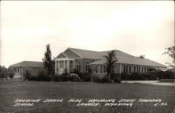 Wyoming State Training School - Emerson School Building Lander, WY Postcard 