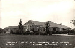 Wyoming State Training School - Emerson School Building Lander, WY Postcard Postcard