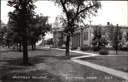 Hastings College Nebraska Postcard Postcard