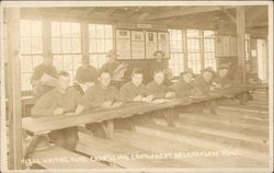 Soldiers Writing Home Postcard