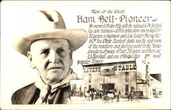 Men of the West - Ham Bell, Pioneer Postcard