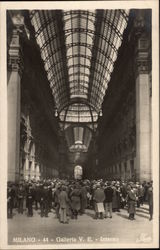 Galleria V.E. - Interno Postcard
