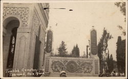 Cemetery, Asia Minor Trebizond, Turkey Greece, Turkey, Balkan States Postcard Postcard