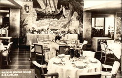 Waikiki Dining Room, S.S. Lurline Postcard