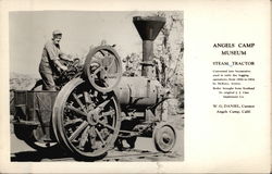 Angels Camp Museum - Steam Tractor Postcard