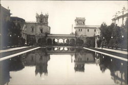 Lagoon, Balboa Park Postcard