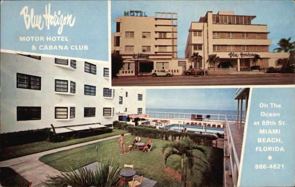Blue Horizon Motor Hotel & Cabana Club Miami Beach Florida