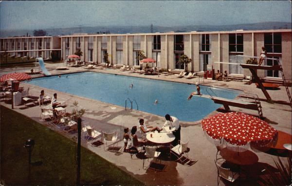 Poolside View, Hilton Inn San Francisco California