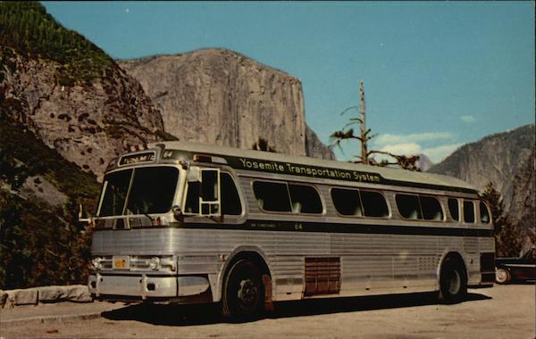 Yosemite Transportation Bus Yosemite National Park California