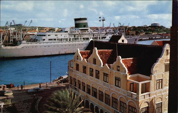 Grace Line Santa cruiser Curacao Netherlands Antilles