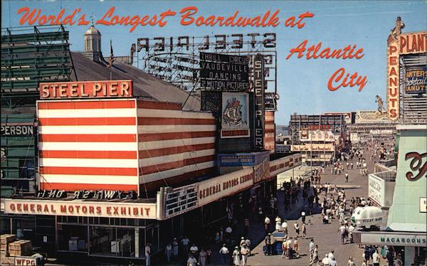 World's Longest Boardwalk Atlantic City New Jersey