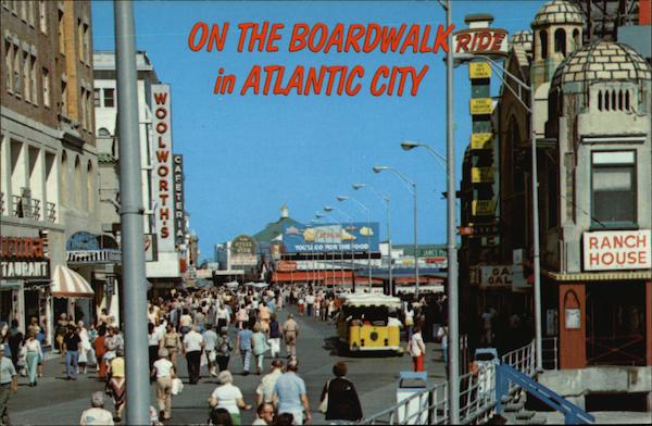 On the Boardwalk Atlantic City New Jersey