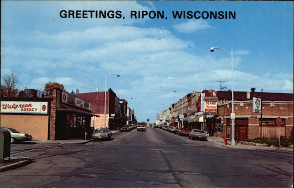 Street Scene Ripon Wisconsin