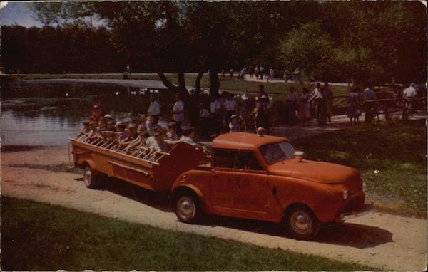Benson Wild Animal Farm - Fire Engine Ride Hudson Center New Hampshire