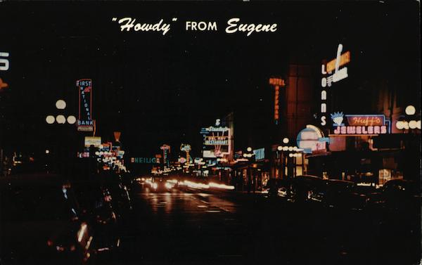 Howdy from Eugene Oregon