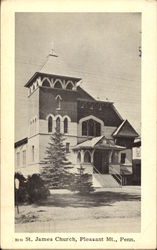 St. James Church Pleasant Mount, PA Postcard Postcard