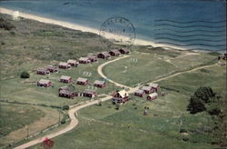 Cutting Cottages Block Island, RI Postcard Postcard