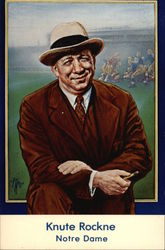 Knute Rockne Postcard
