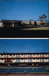 Circle J Motel and Restaurant Postcard