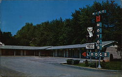 Wise Motor Lodge Postcard