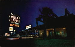 Villa Capri Motor Hotel Austin, TX Postcard Postcard