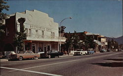 Street Scene Weaverville, CA Postcard Postcard