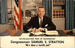 Congressman Samuel S. Stratton Postcard
