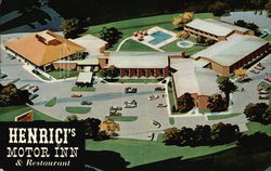 Henrici's Motor Inn & Restaurant Rockford, IL Postcard Postcard