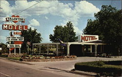 Valentine Motel Nebraska Postcard Postcard