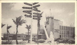 Administration and Terminal Building Kwajalein, MH South Pacific Postcard Postcard