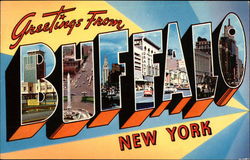 Greetings Buffalo, NY Postcard Postcard