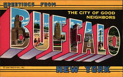 Greetings from Buffalo Postcard