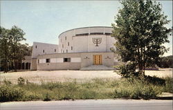 New Tifereth Israel Synagogue New Bedford, MA Postcard Postcard