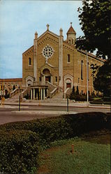 Sacred Heart of Jesus Church Milford, MA Postcard Postcard