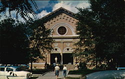 Sacred Heart Catholic Church Glendive, MT Postcard Postcard