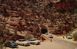 East Entrance Zion-Mt. Carmel Highway Postcard