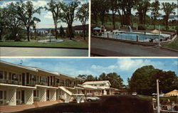 Spring Fountain Motel Postcard