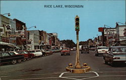 Downtown Scene Postcard
