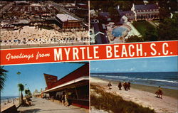 Greetings from Myrtle Beach, South Carolina Postcard Postcard