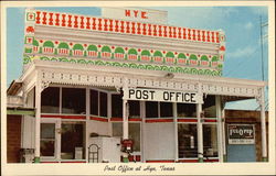 Post Office Hye, TX Postcard Postcard