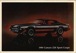 1980 Camaro Z28 Sport Coupe Postcard