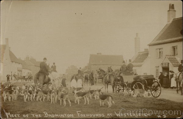 Meet of the Badminton Foxhounds Westerleigh Great Britain