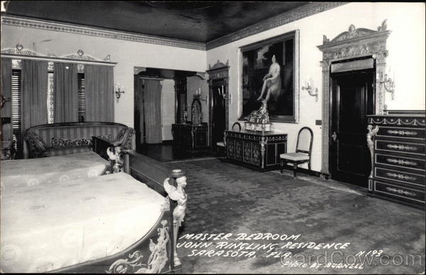 Master Bedroom, John Ringling Residence Sarasota Florida