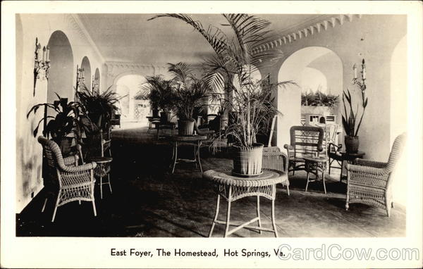 East Foyer, The Homestead Hot Springs Virginia
