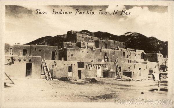 Indian Pueblo Taos New Mexico